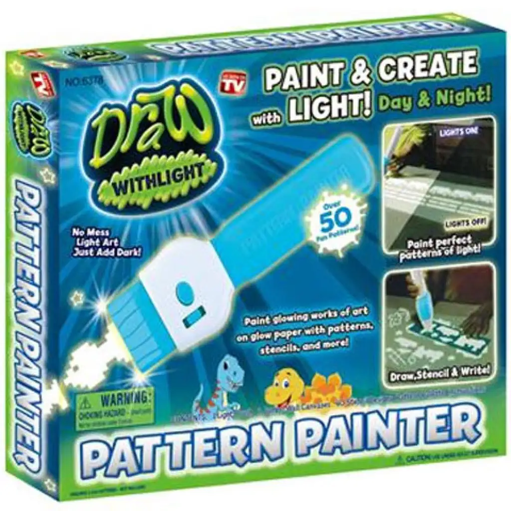 Magisches Lichtmalen kreatives Spiel