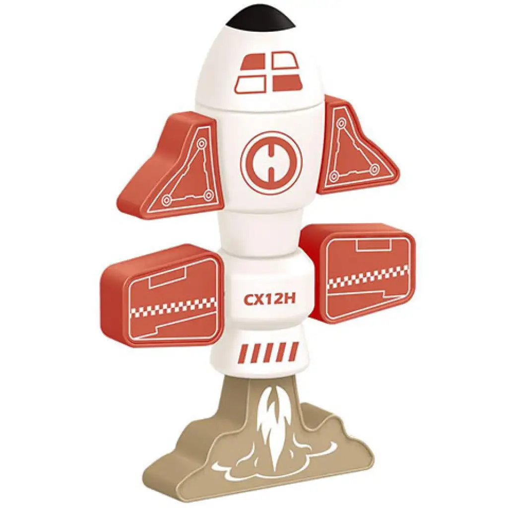 Magnetische Rakete in Weiß kép 2