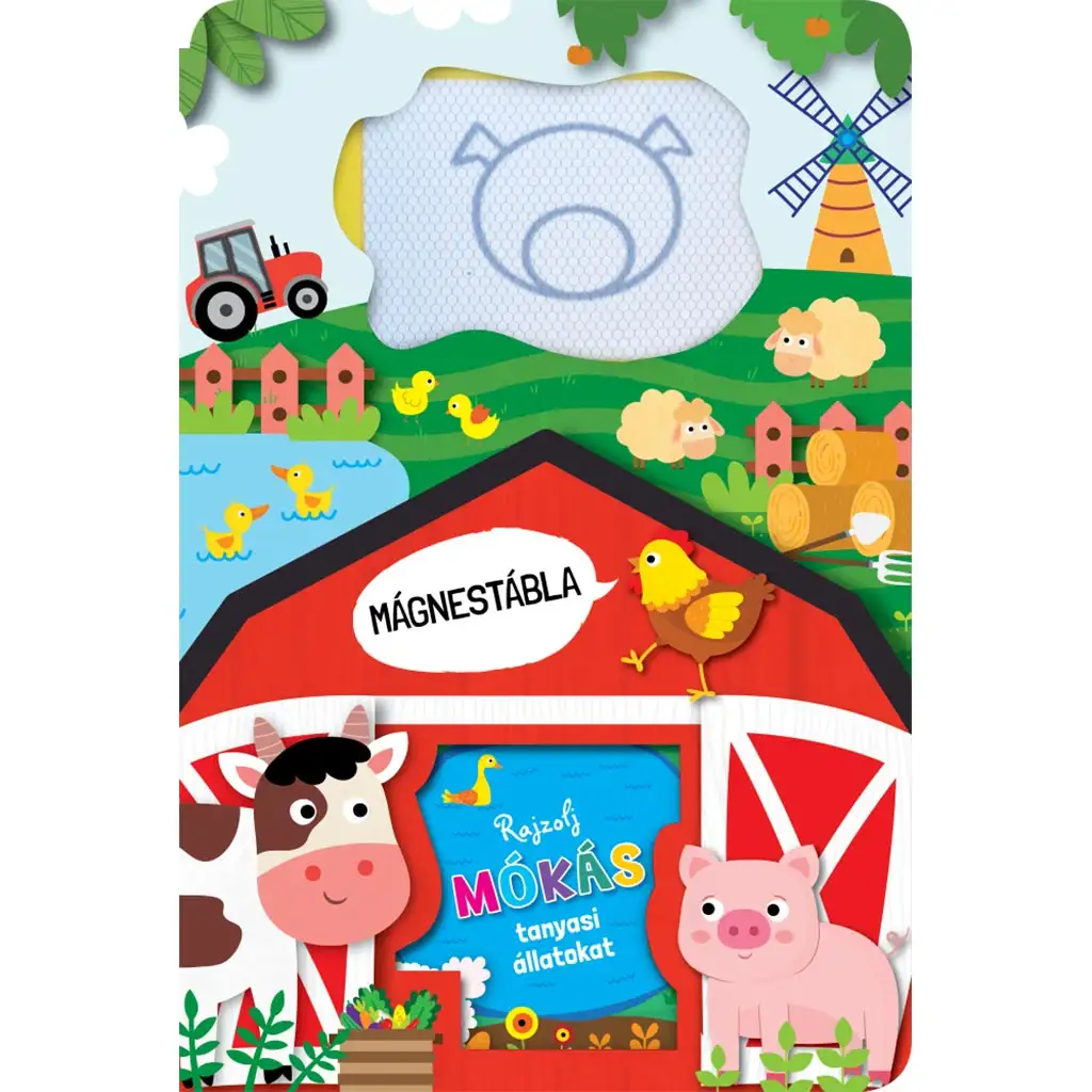 Magnettafel - Zeichne lustige Bauernhoftiere