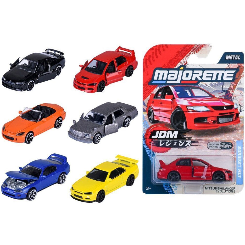 Majorette: JDM Legends Premium Spielzeugauto, verschiedene Ausführungen, 1 Stück – Simba Toys