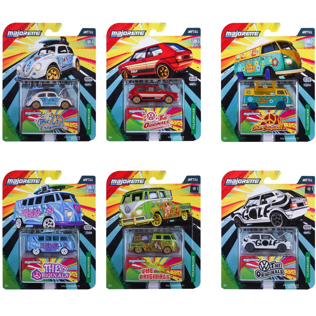 Majorette: Volkswagen Deluxe Spielzeugauto, verschiedene Ausführungen, 1 Stück – Simba Toys