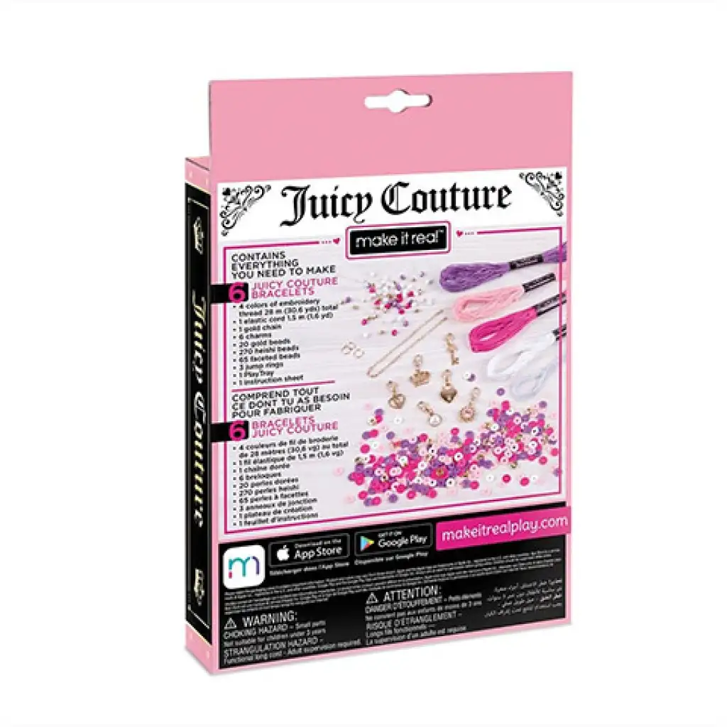 Make It Real: Juicy Couture Armbänder - Glamour Quasten kép 2