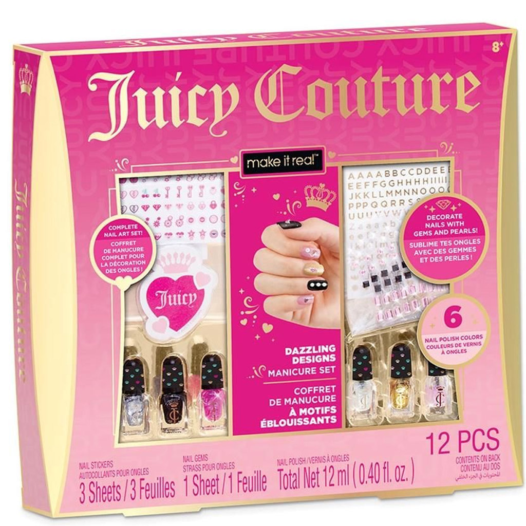 Make It Real: Juicy Couture Glitzernde Nägel Maniküre-Set