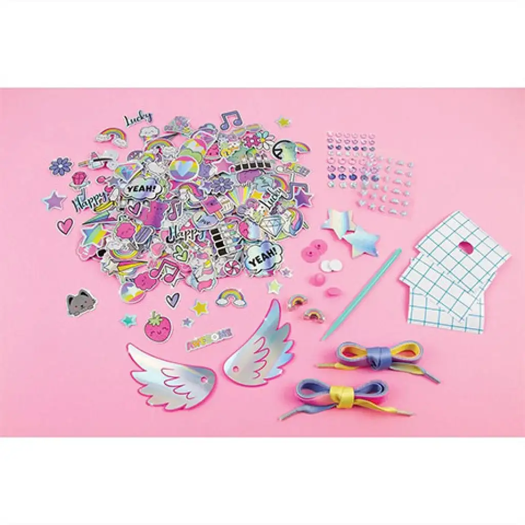 Make It Real: Sticker Chic Schuhdekoration - Regenbogen kép 2