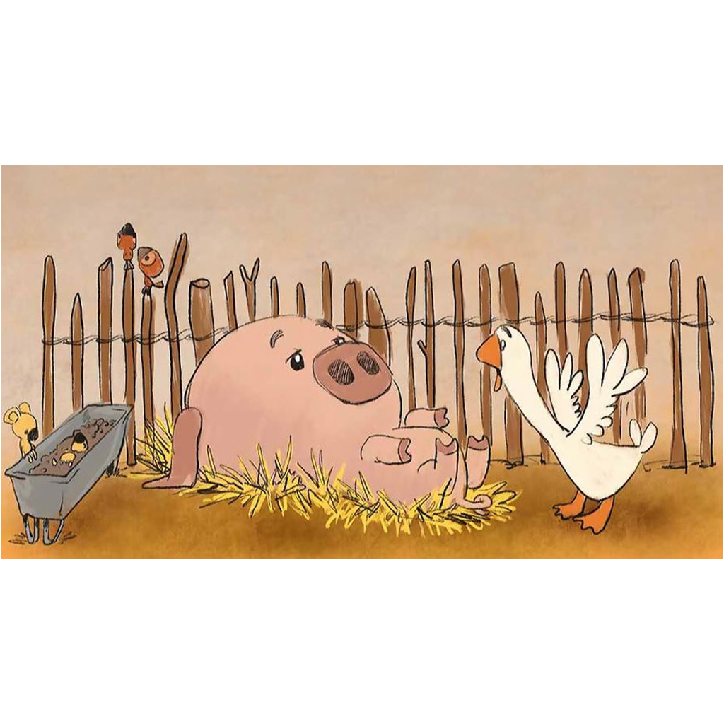 Malac und Gans machen einen Ausflug – Bildergeschichte