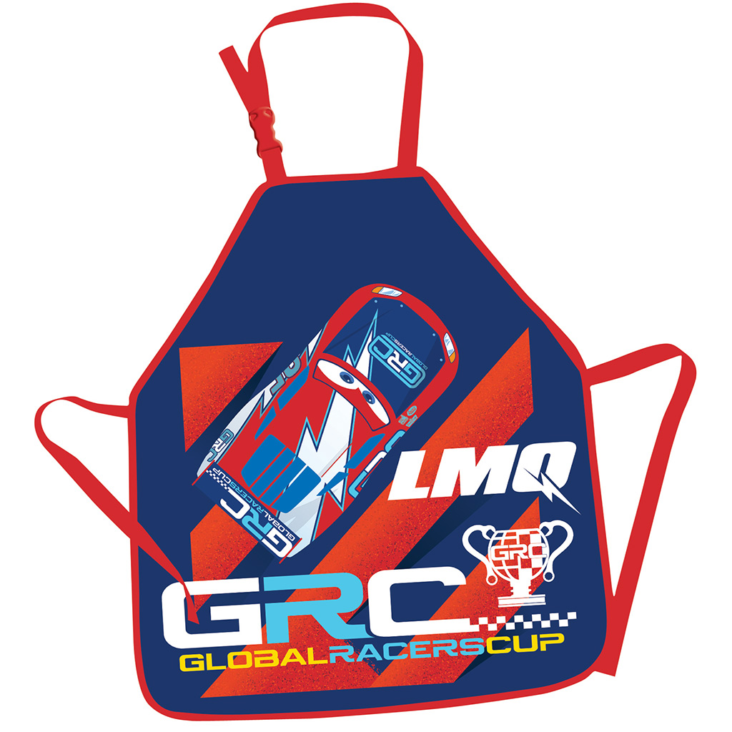 Malkittel mit Lightning McQueen-Motiv aus Cars