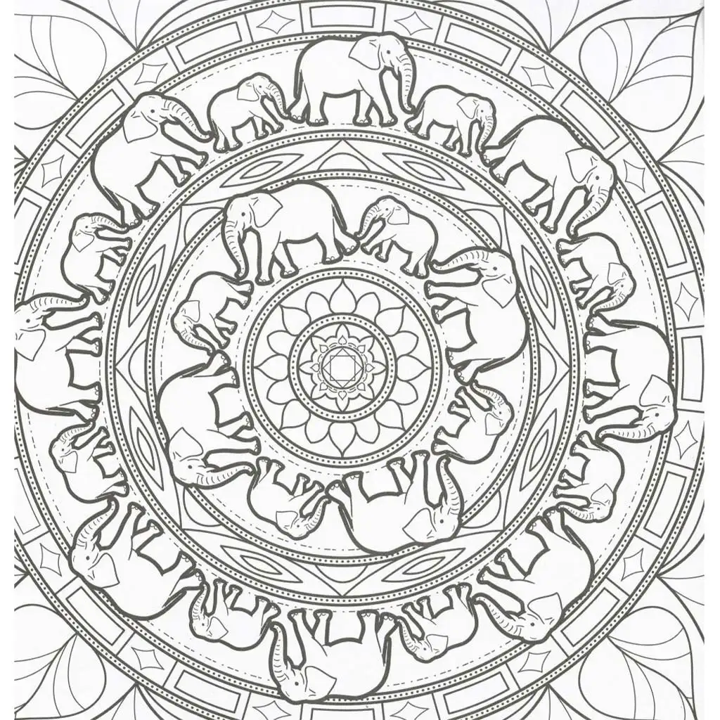 Mandala und Malbücher - Wildtiere kép 3