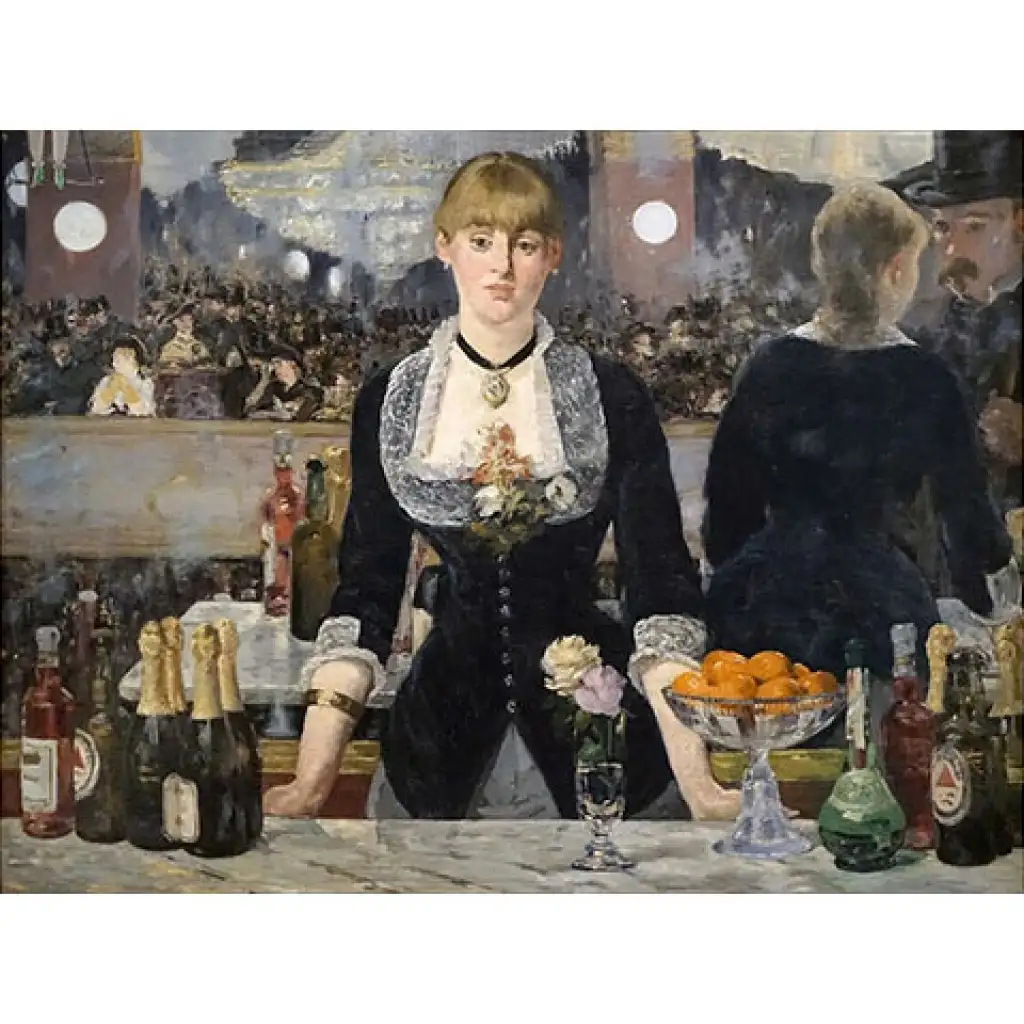 Manet: Eine Bar in den Folies-Bergère Museum HQC Puzzle 1000 Teile - Clementoni kép 2