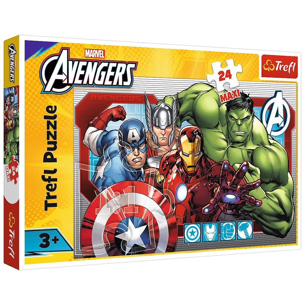 Marvel Avengers 24-teiliges Maxi-Puzzle - Trefl