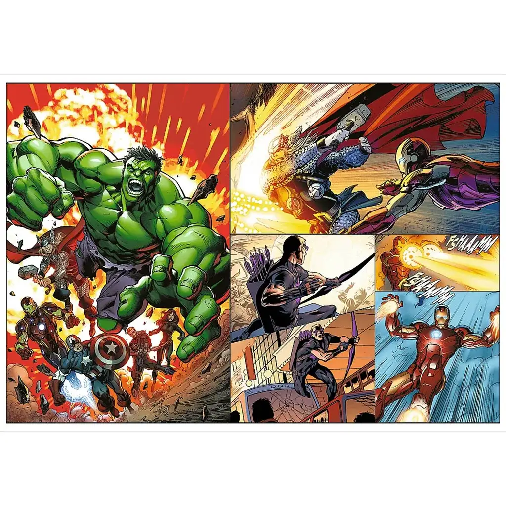 Marvel: Avengers 4x250 Teile Puzzle - Trefl kép 4