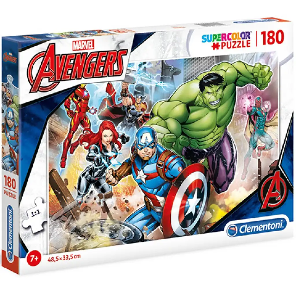 Marvel Avengers Supercolor Puzzle 180 Teile - Clementoni