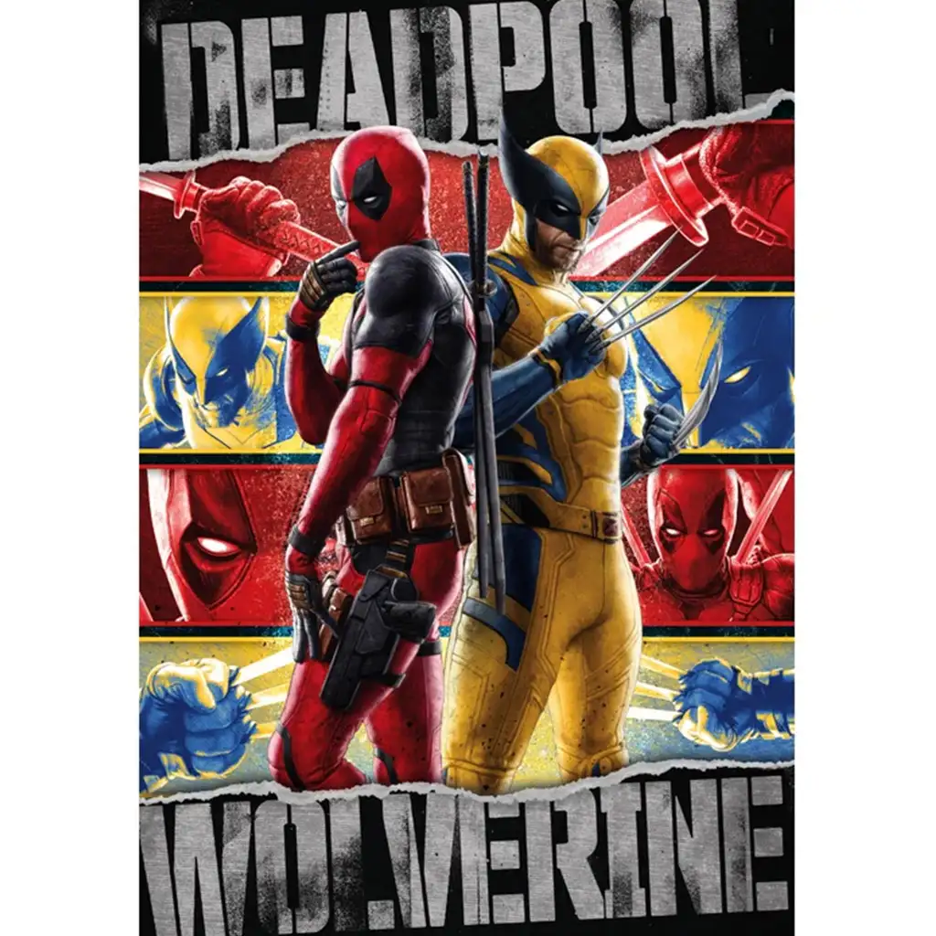 Marvel: Deadpool und Wolverine 1000-teilige Puzzle - Clementoni kép 2