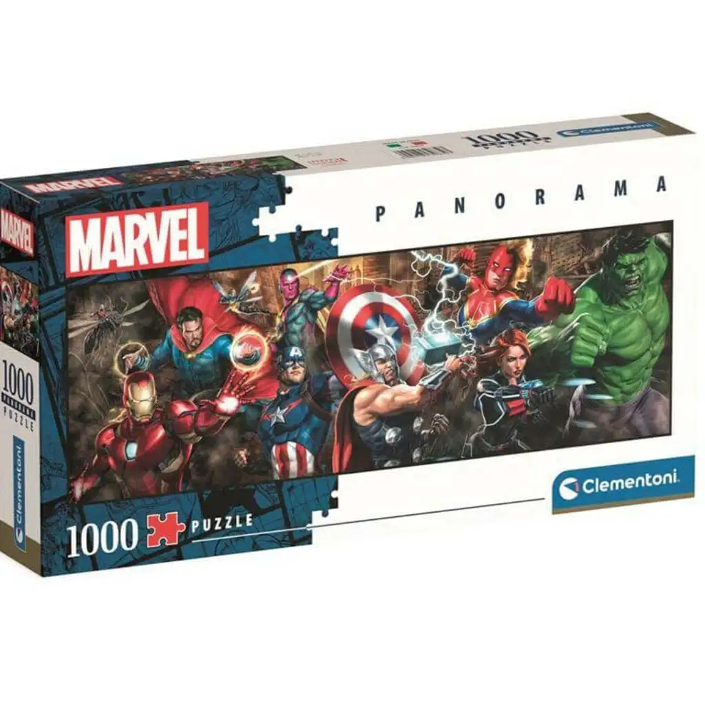 Marvel-Helden 1000-teilige Panorama-Puzzle - Clementoni