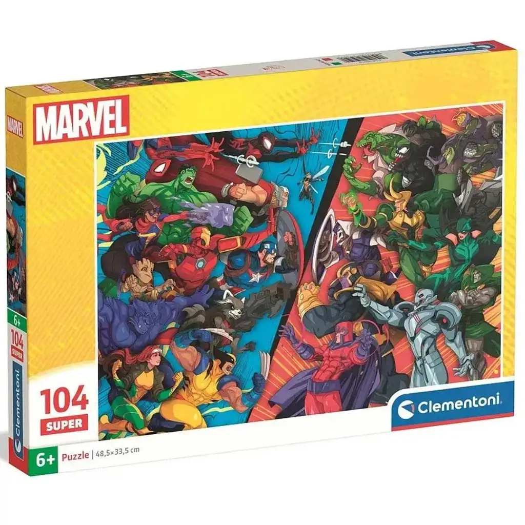 Marvel Helden Schlacht 104-teiliges Super Puzzle - Clementoni