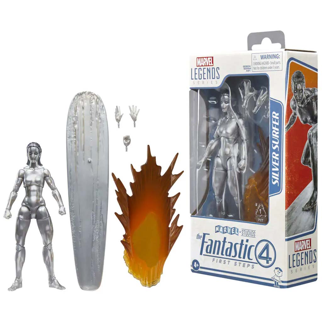 Marvel Legends: Fantastic Four – Silver Surfer Figur 15cm – Hasbro kép 2