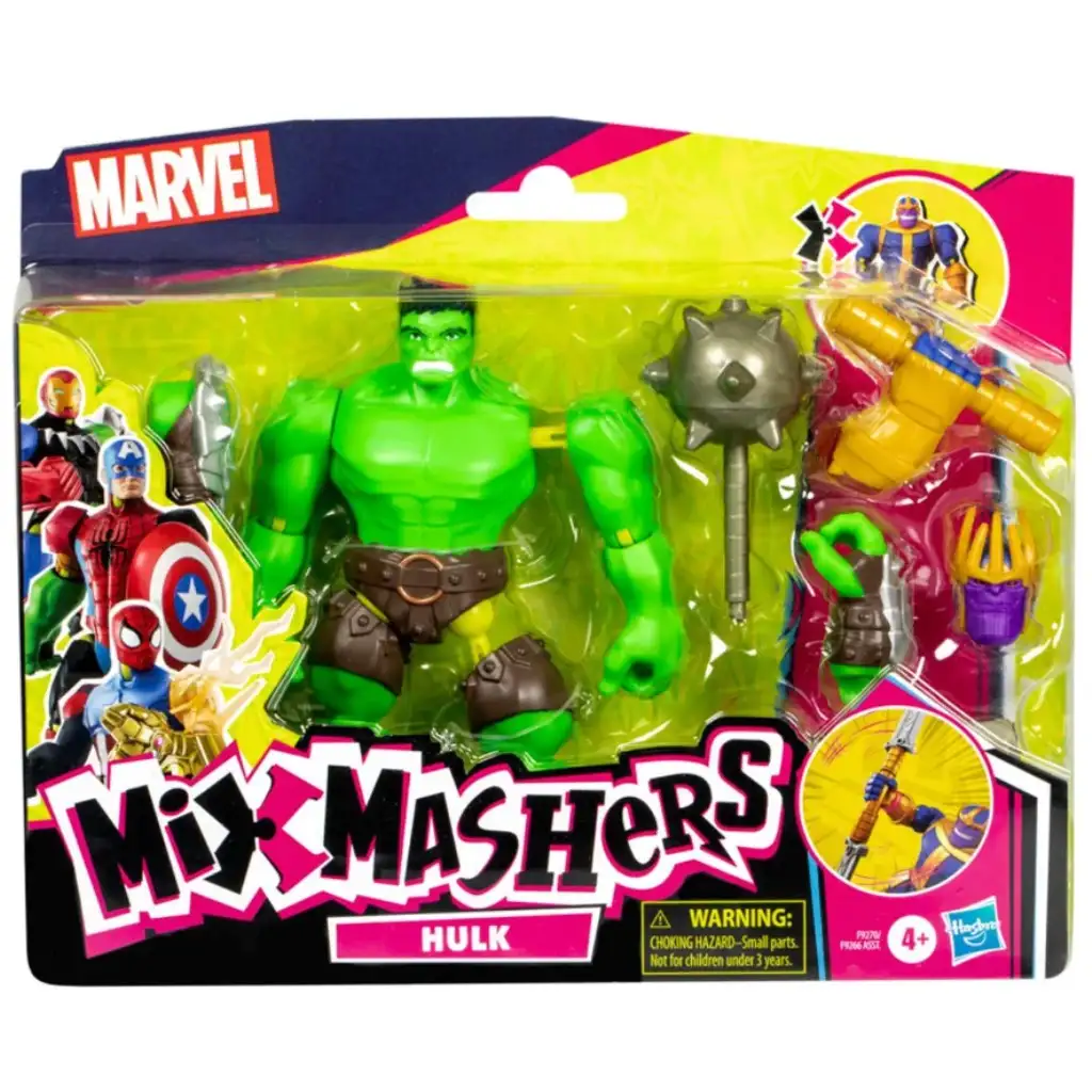 Marvel Mix Mashers: Avengers Hulk Figur mit Zubehör - Hasbro kép 1