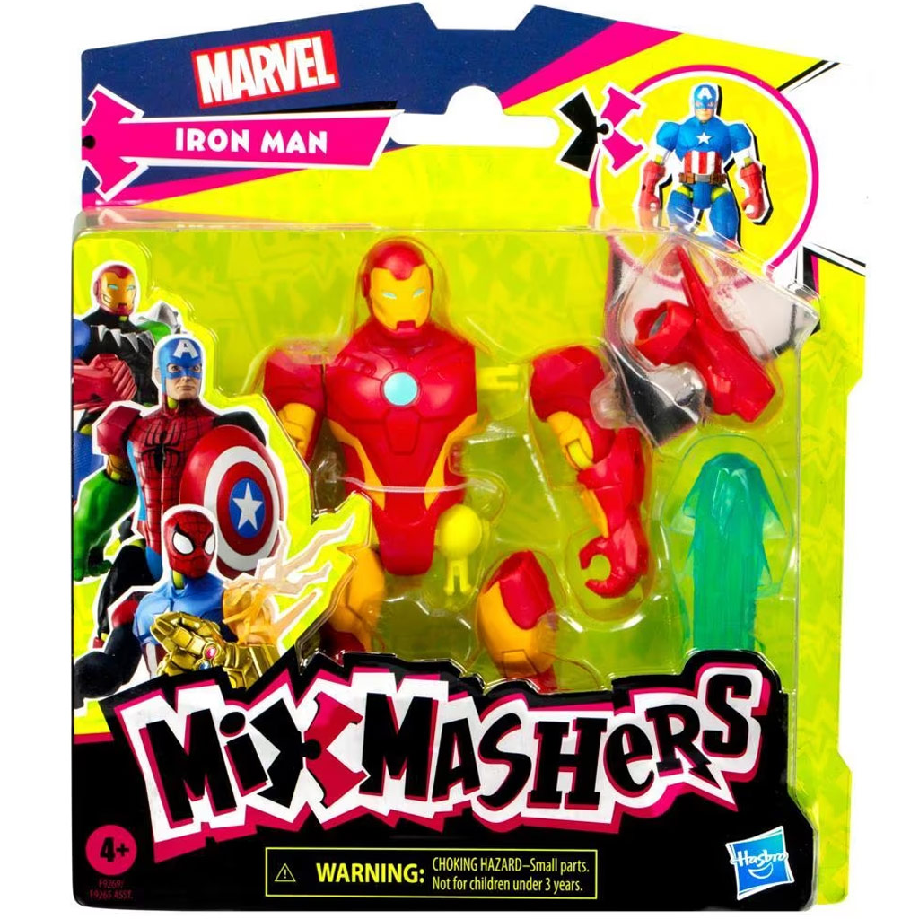 Marvel Mix Mashers: Avengers Iron Man Figur mit Zubehör - Hasbro
