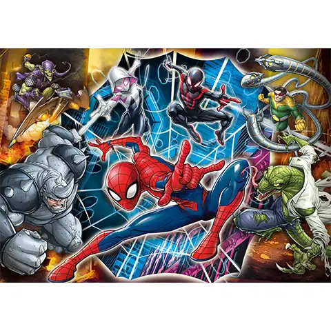 Marvel Spider-Man und seine Gegner 104-teiliges Maxi Puzzle - Clementoni kép 2