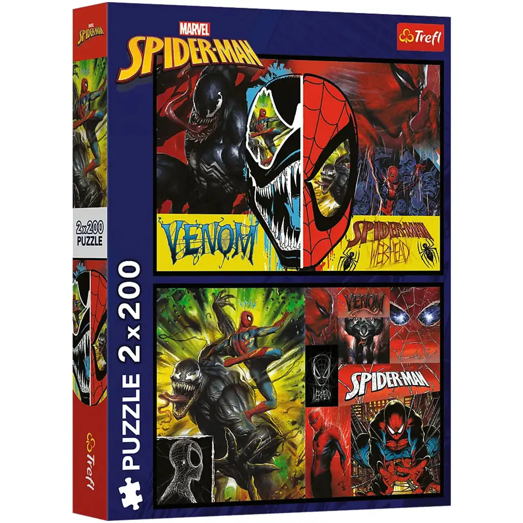 Marvel: Spider-Man vs Venom 2x200-teilige Puzzle - Trefl