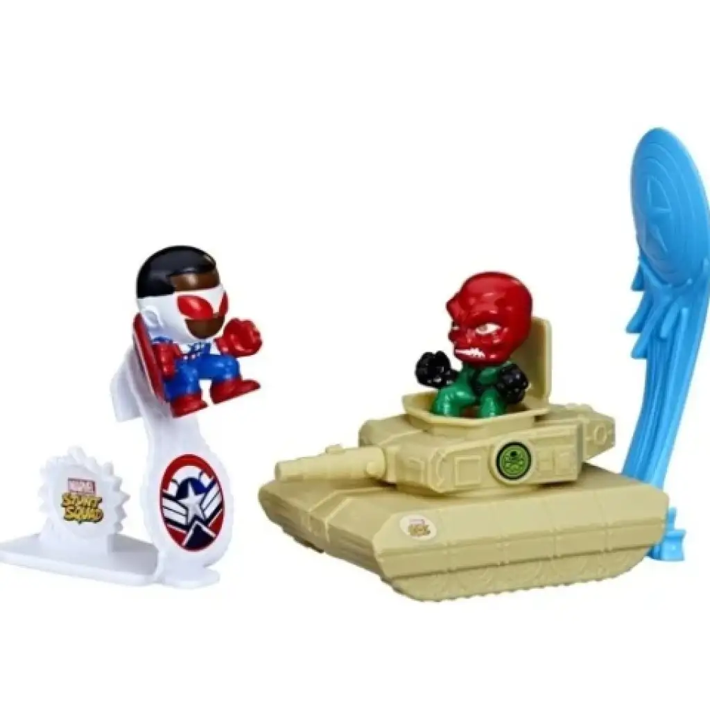 Marvel Stunt Squad: Captain America vs. Red Skull Abschussspiel-Set - Hasbro kép 2