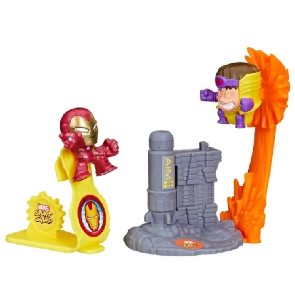 Marvel Stunt Squad: Iron Man vs. M.O.D.O.K. Abschussspiel-Set - Hasbro kép 2