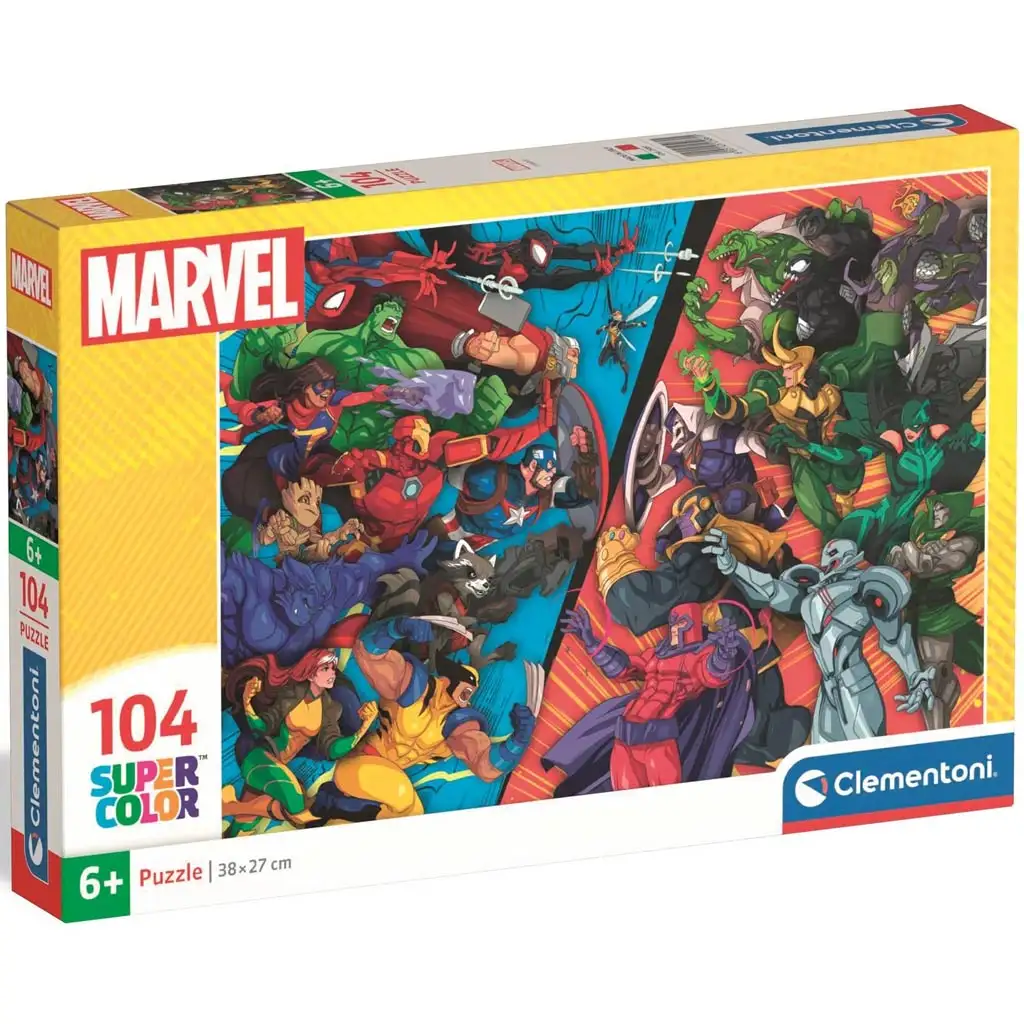 Marvel: Super Color Puzzle 104 Teile - Clementoni