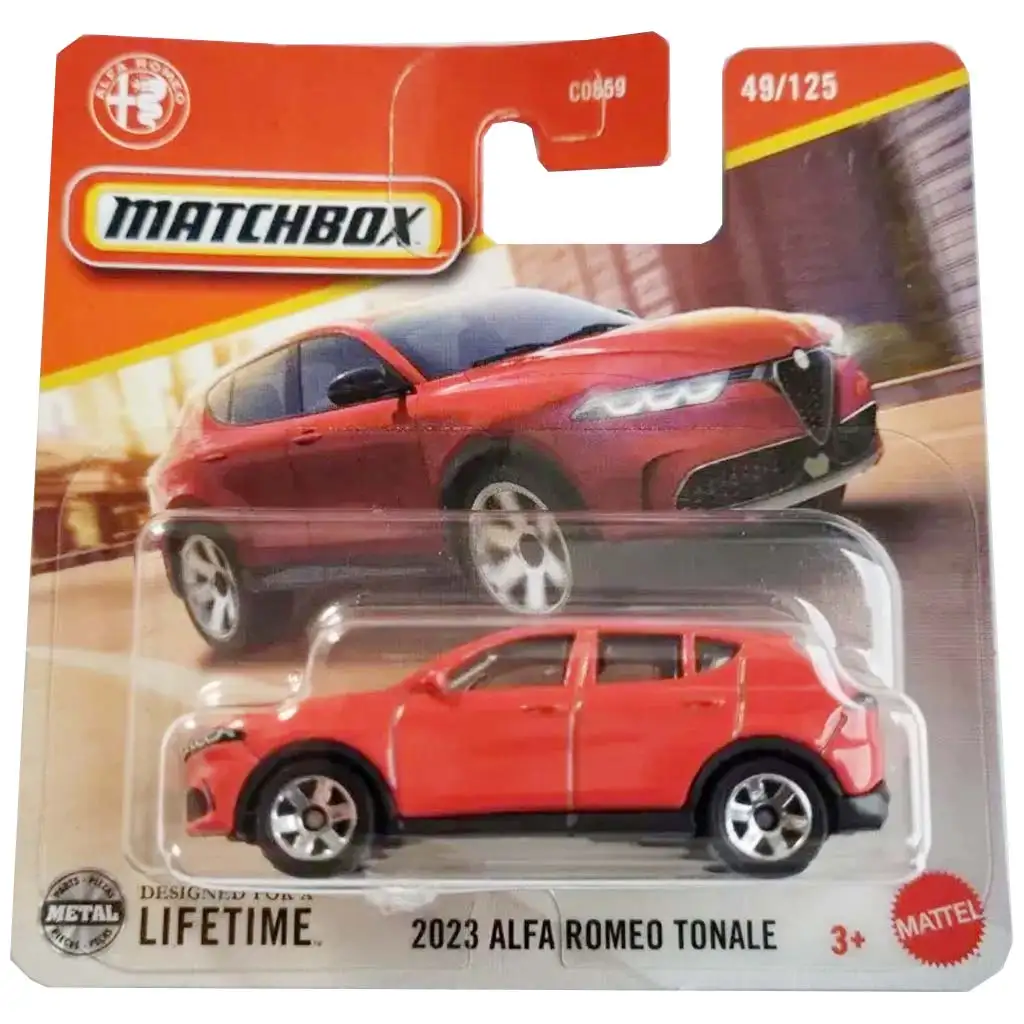 Matchbox: 2023 Alfa Romeo Tonale rotes Spielzeugauto 1/64 - Mattel