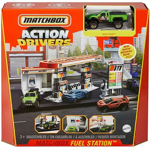 Matchbox: Action Drivers Tankstellen-Spielset - Mattel