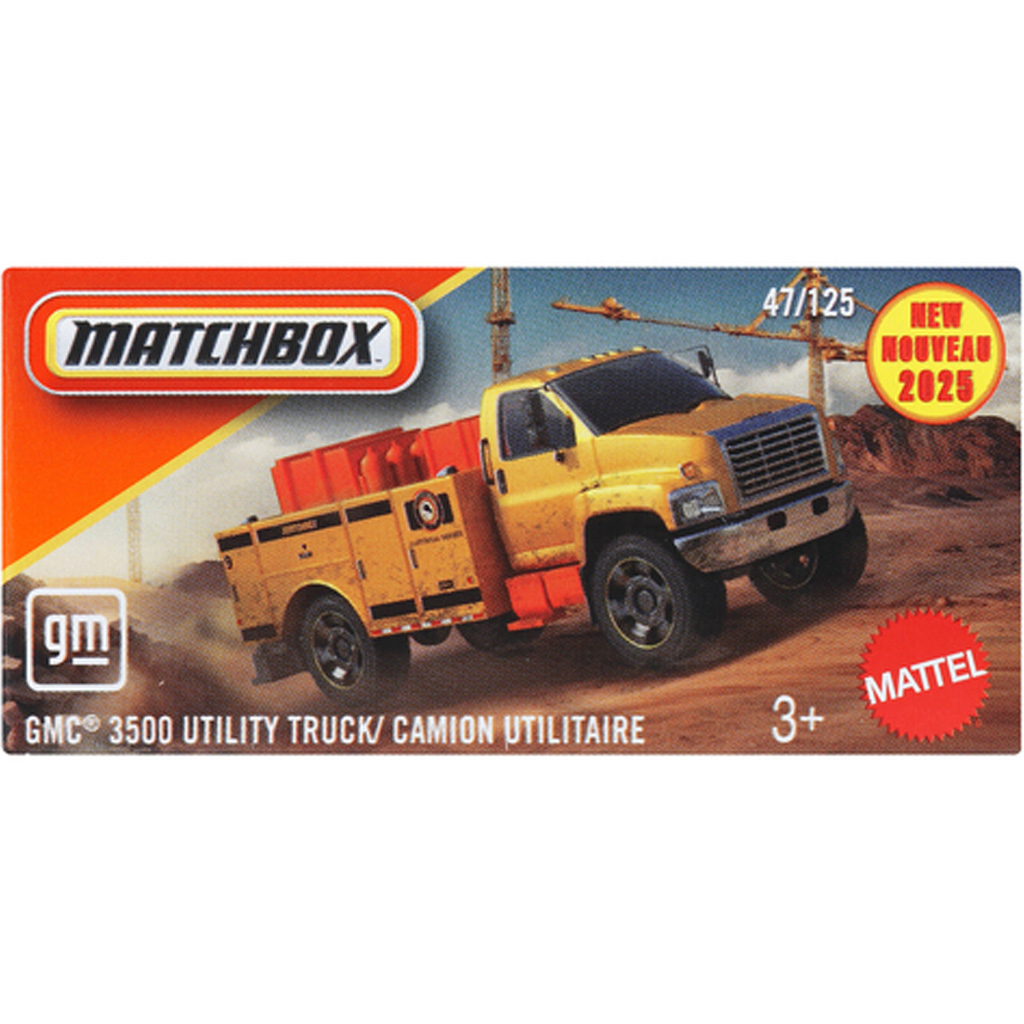 Matchbox: GMC 3500 Utility Truck im Pappkarton 1/64 – Mattel