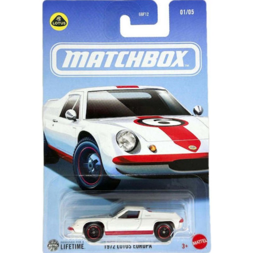 Matchbox: Ikonischer 1972 Lotus Europa Modellauto 1/64 – Mattel