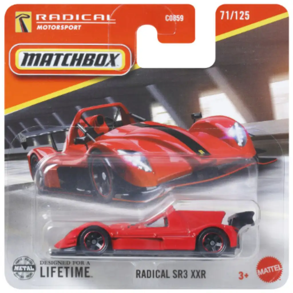 Matchbox: Radical SR3 XXR Spielzeugauto 1/64 – Mattel