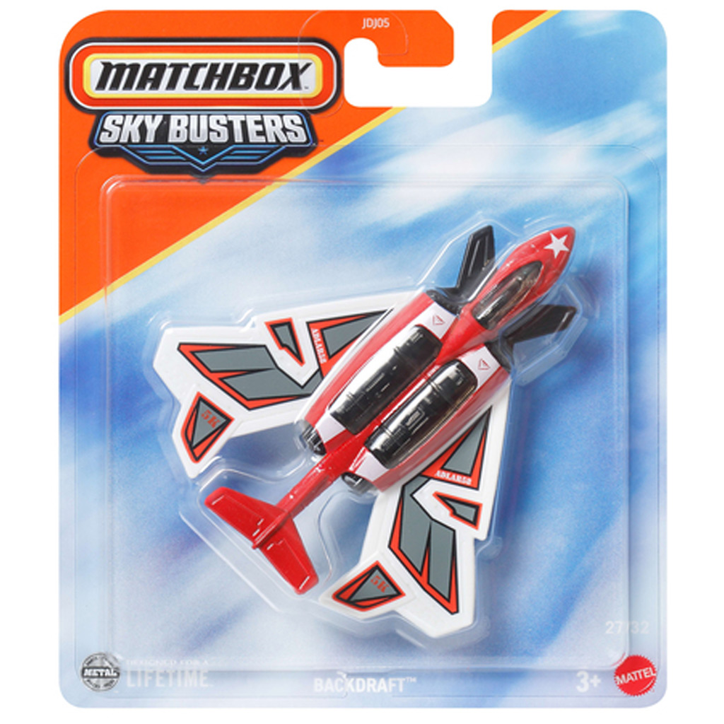 Matchbox Sky Busters: Backdraft Flugzeugmodell 1/64 – Mattel