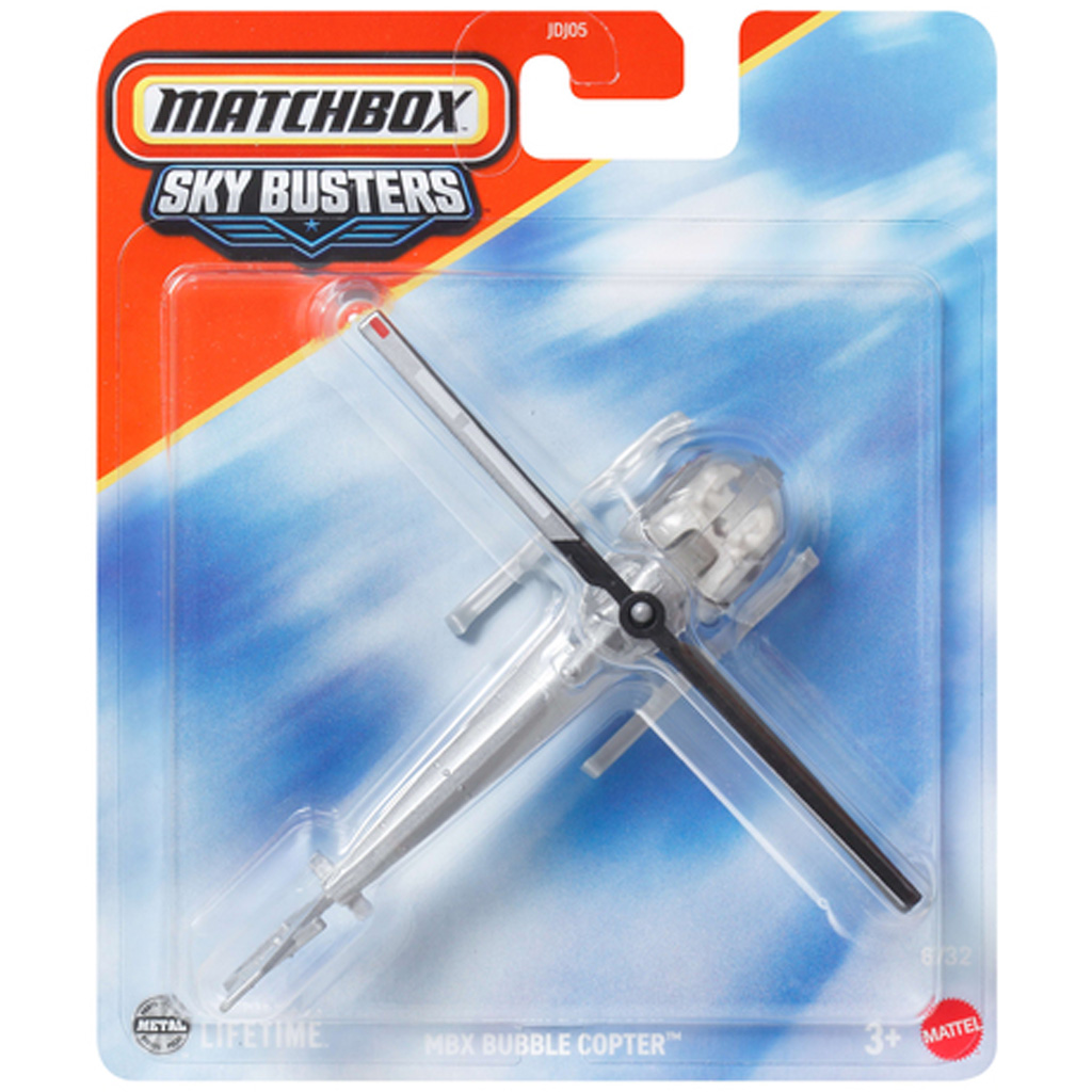 Matchbox Sky Busters: MBX Bubble Copter Flugzeugmodell 1/64 – Mattel