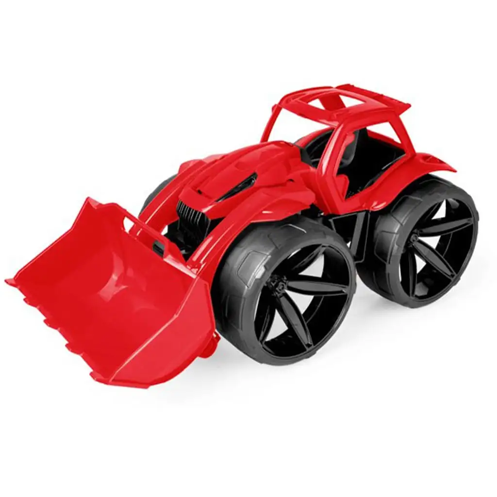 Maximus Traktor in roter Farbe, 68 cm.