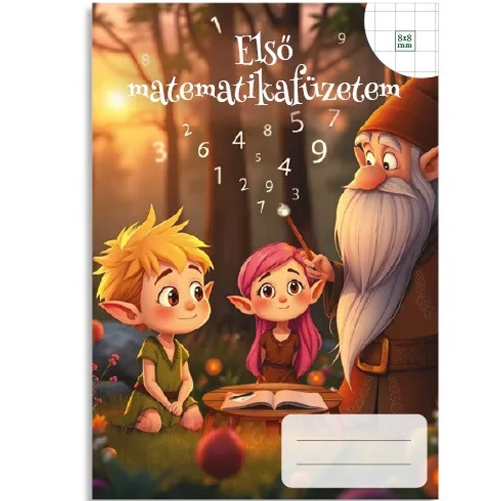 Mein erstes Mathematikheft – kariertes A5-Heft mit großen Kästchen