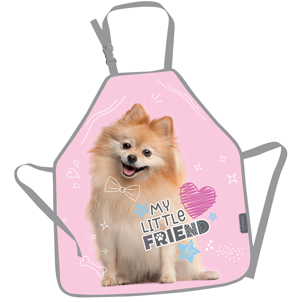 Mein kleiner Freund – süßer Pomeranian Hund Malerschürze