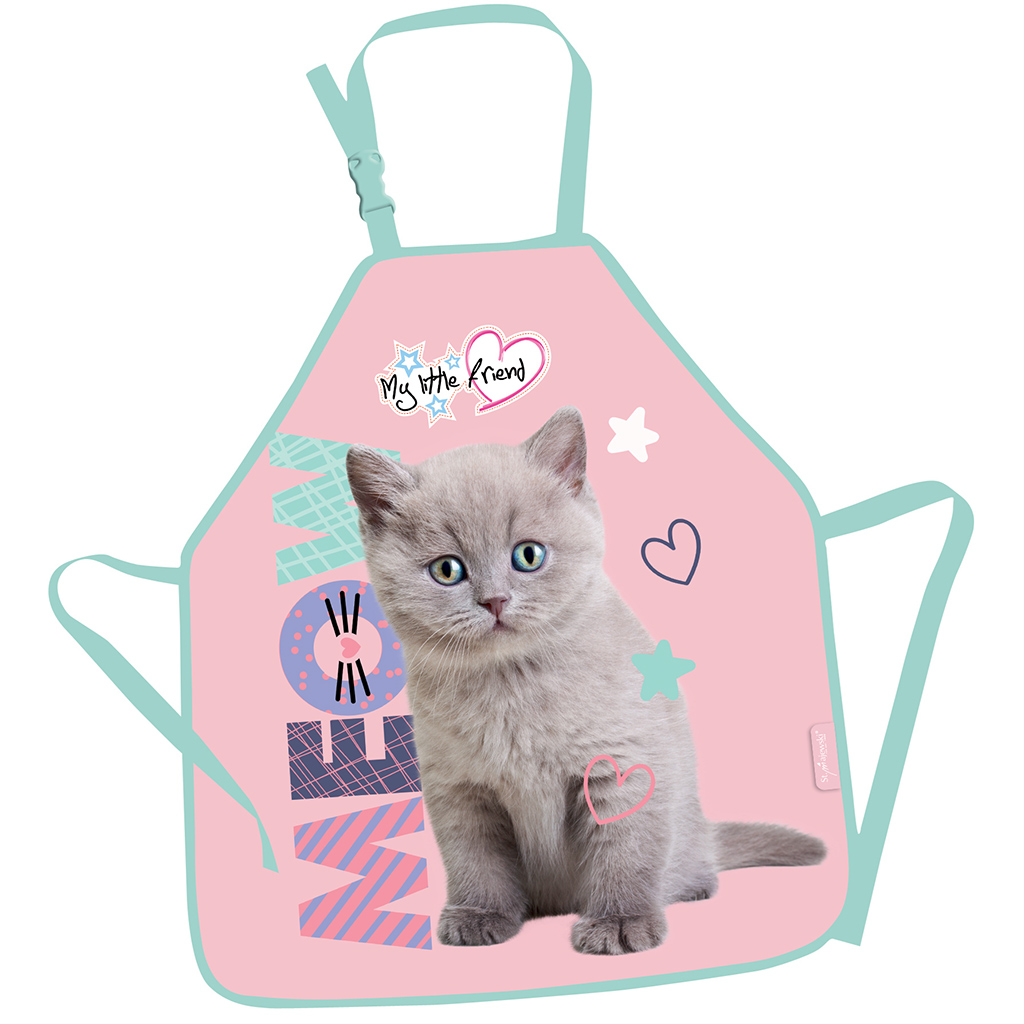 Mein kleiner Freund Fluffy Kitty Katzen-Malkittel