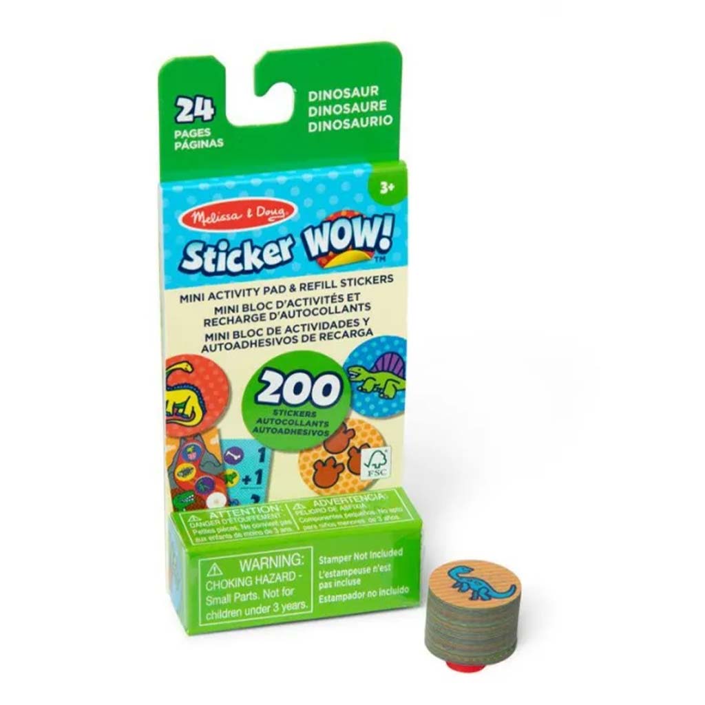 Melissa & Doug: Mini Sticker Wow! – Dinosaurier – Spin Master