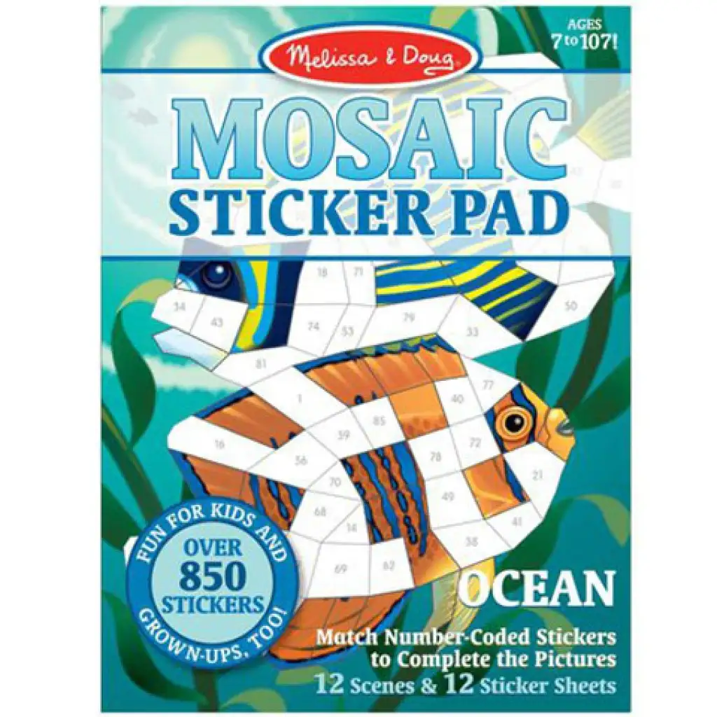 Melissa & Doug: Ozean Mosaik Stickerbuch