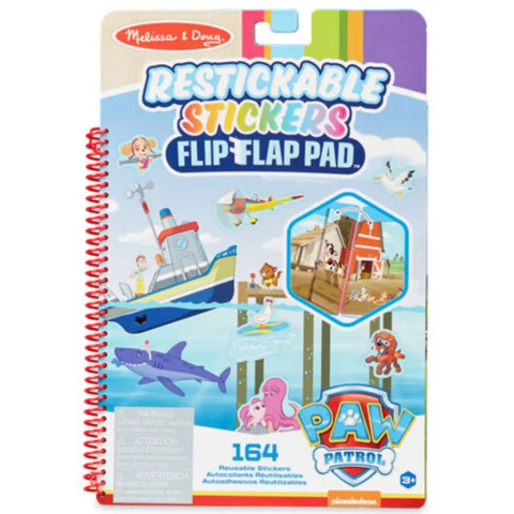 Melissa & Doug: Paw Patrol Abenteuer-Bucht wiederverwendbares Stickerbuch