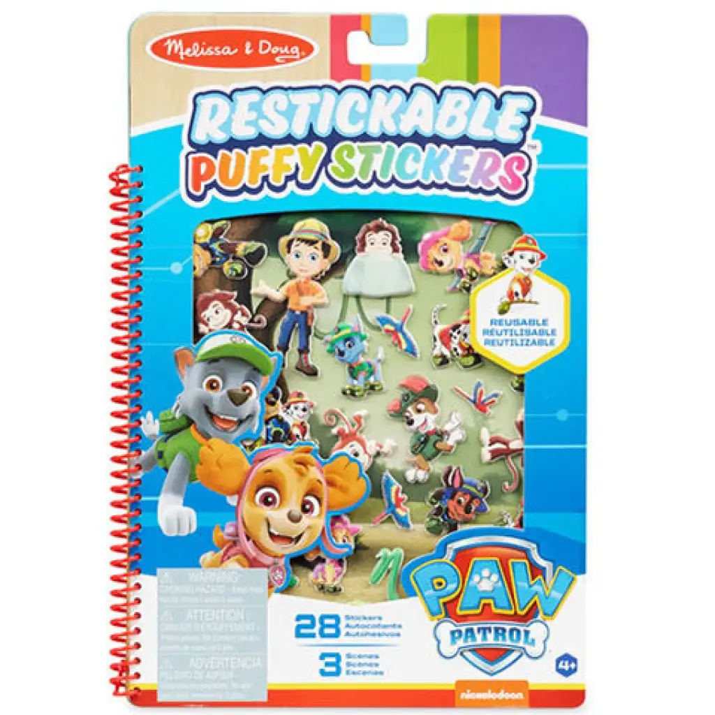Melissa & Doug: Paw Patrol Dschungel Puffy Stickerbuch