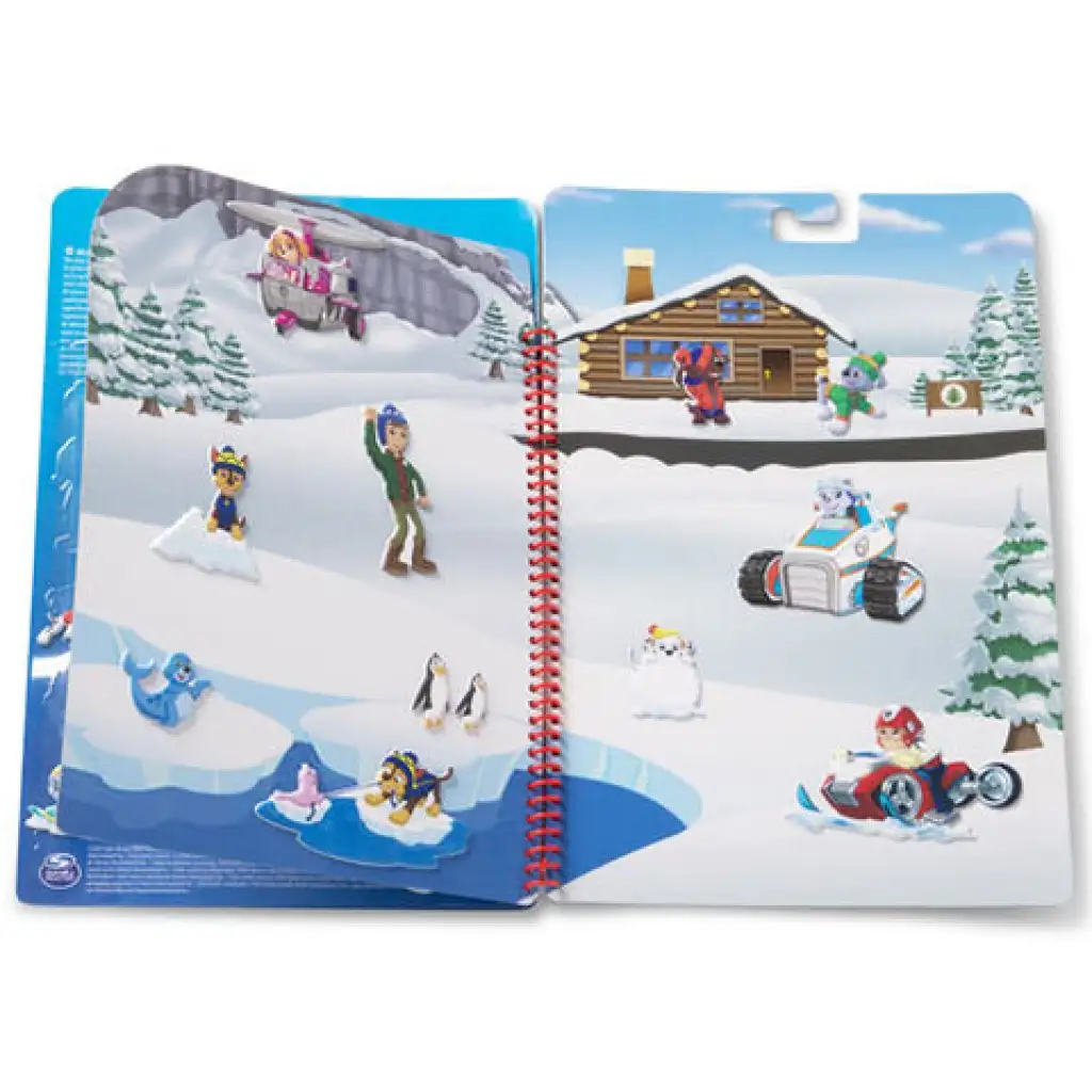 Melissa & Doug: Paw Patrol Jakes Berg Puffy Sticker Spielbuch kép 3