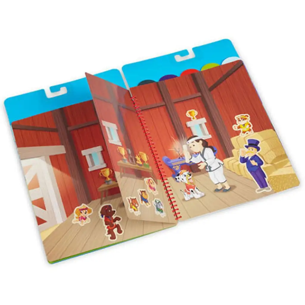 Melissa & Doug: Paw Patrol Klassische Mission Wiederverwendbares Stickerbuch kép 3