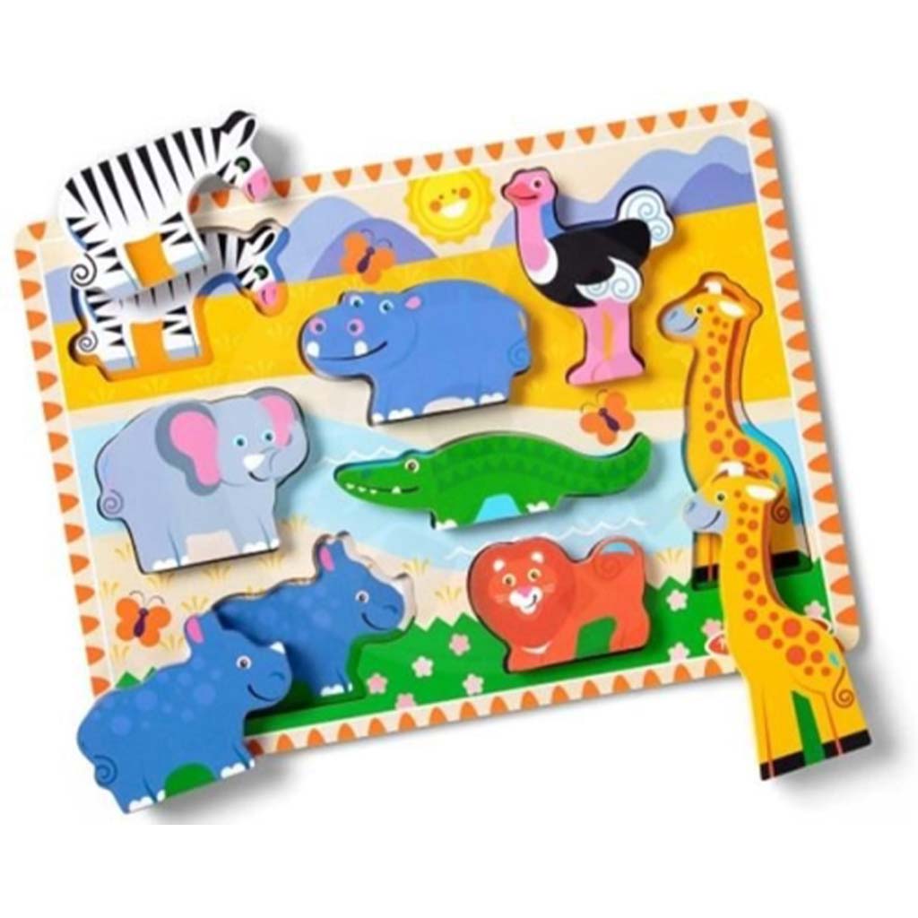 Melissa & Doug: Tierpuzzle – Safari – Spin Master