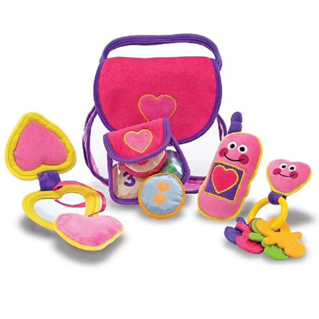 Melissa & Doug: Weiches Handtaschen-Spielset kép 2