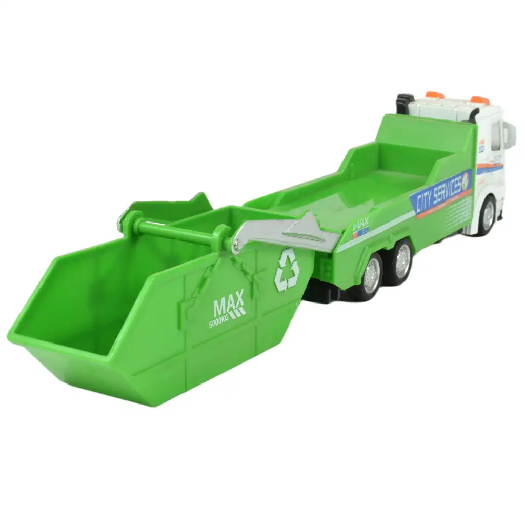 Metal Gear: Müllwagen mit Schwungrad aus Metall in verschiedenen Ausführungen, 19 cm, 1 Stück kép 3