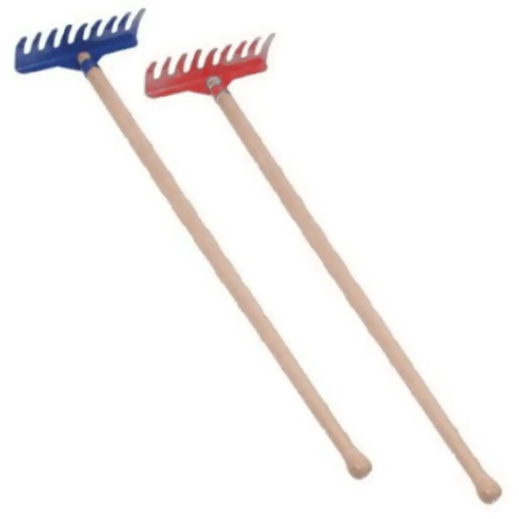 Metallrechen mit Holzstiel 60 cm in mehreren Varianten