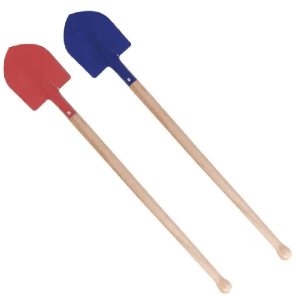 Metallschaufel mit Holzgriff, 60 cm, in mehreren Varianten