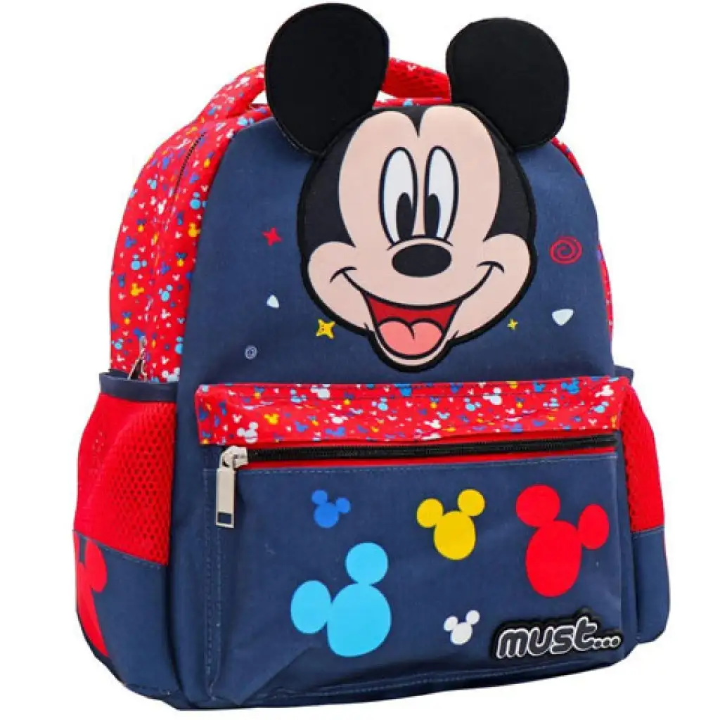 Mickey Maus 3D-Muster Kindergartenrucksack 27x10x31cm