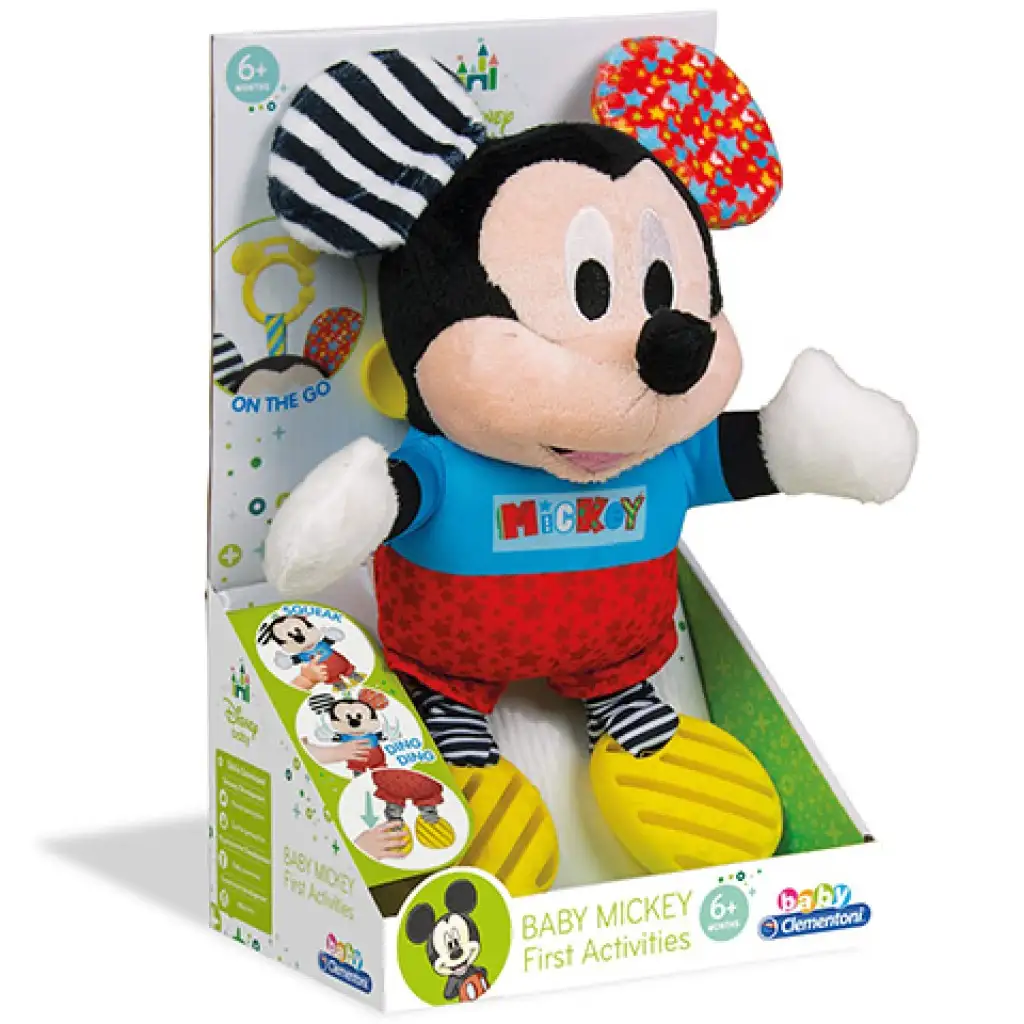Mickey Maus Baby Plüsch - Clementoni kép 1